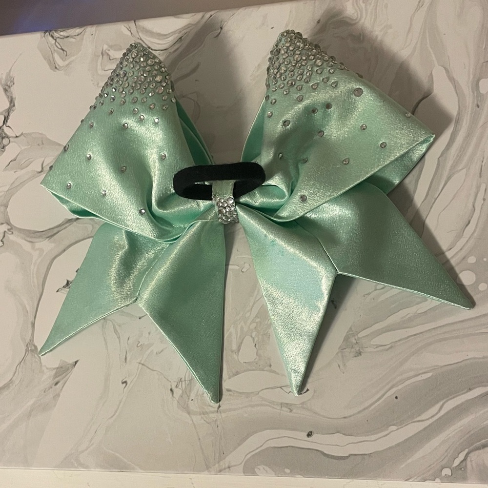 Rhinestone Cheerleading Bow - Picture 3 of 4